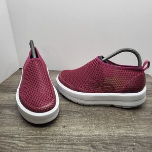 OOFOS OOmega Chukka Slip On Recovery Rosebud Women's Size 8